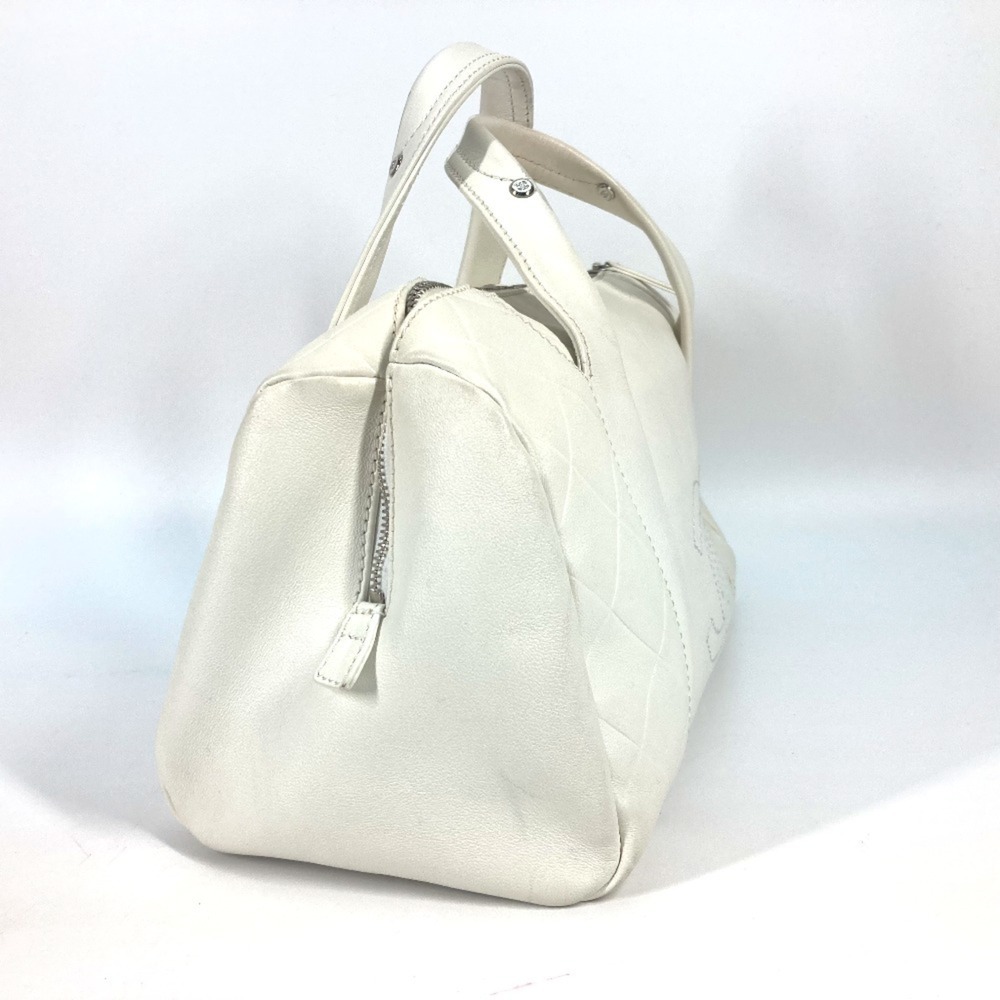 CHANEL White Boston Bag - Picture 3 of 16